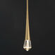 Pierce LED 2.25 inch Gold Single Pendant Ceiling Light