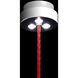 Forever Addesion LED 4 inch Polished Chrome Pendant Ceiling Light in Red Rope, Red Rope