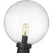 Laurent 1 Light 15.75 inch Black Outdoor Post Mount Fixture