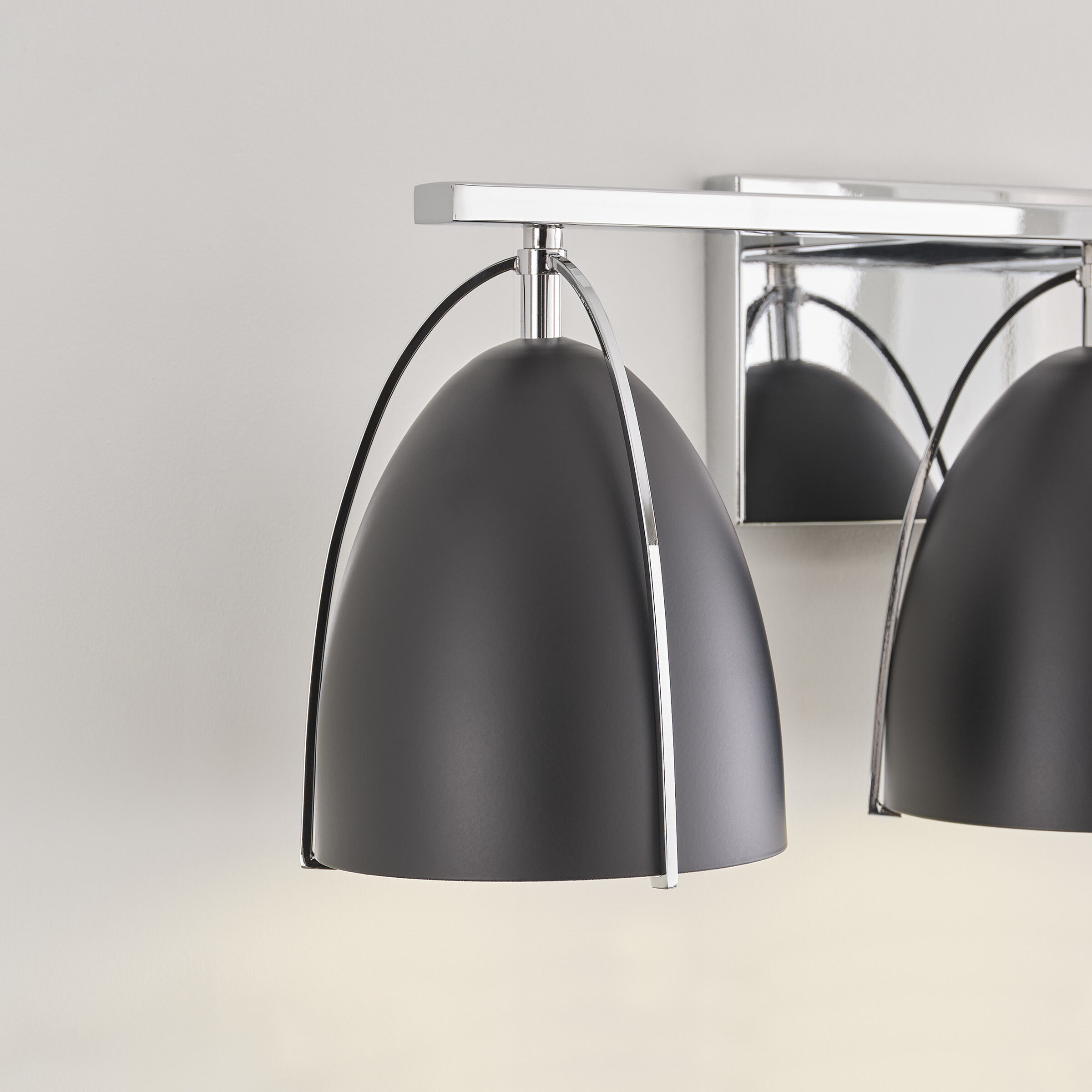 Sean Lavin Norman Wall Bath Fixture Wall Light in Chrome