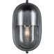 Maritime 1 Light 8.5 inch Antique Silver Outdoor Wall Sconce