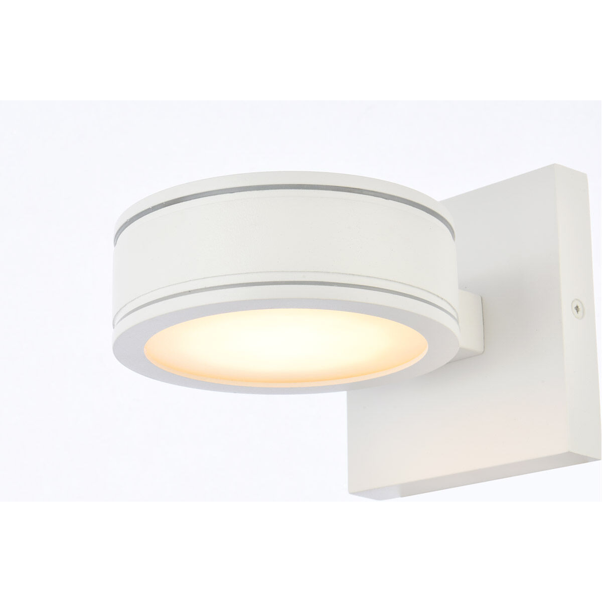 Raine 5 inch White Outdoor Wall Light