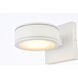 Raine 5 inch White Outdoor Wall Light