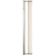 Yep Stratum 1 Light 25.25 inch Brushed Nickel with Jazz White Marble Vanity Light Wall Light