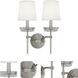 Cristallo LED 14.75 inch Polished Nickel with Lucite Wallchiere Wall Light