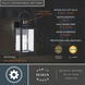 Medinah Textured Black Outdoor Motion Sensor