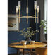Esme 5 Light 32 inch Modern Gold Chandelier Ceiling Light