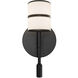 Veer LED 4.75 inch Black Reading Light Wall Light, dweLED