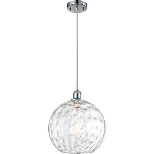 Ballston Athens Water Glass 1 Light 12 inch Polished Chrome Mini Pendant Ceiling Light