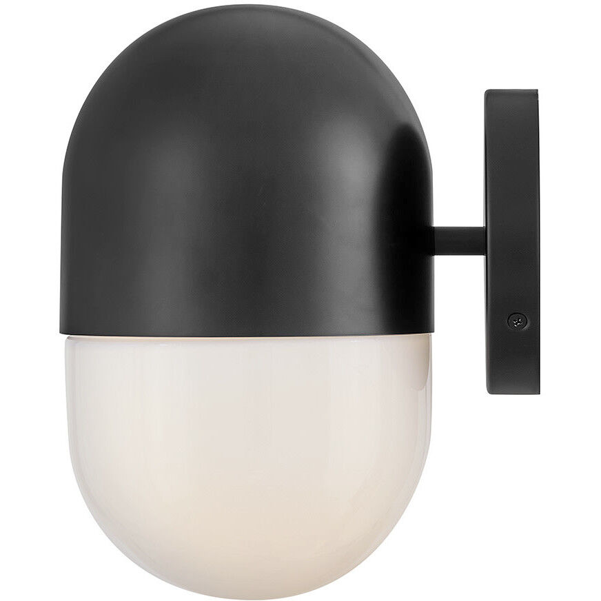 Bardi 1 Light 10 inch Black Outdoor Wall Mount Lantern