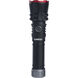 Recharge 6.22 inch Black and Gray and Red Flashlight Portable Light