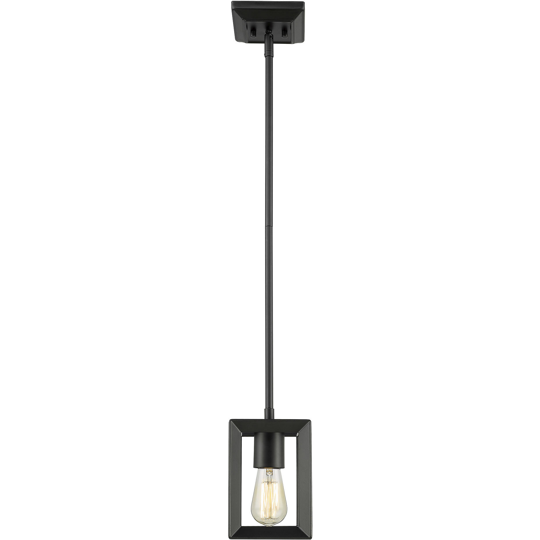 Smyth Pendant Ceiling Light in Matte Black