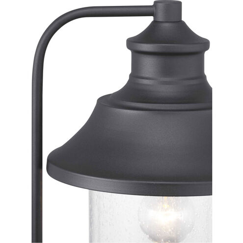 Weldon 1 Light 16 inch Textured Black Outdoor Post Lantern