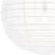 Ringo 1 Light 32 inch White Pendant Ceiling Light, Small