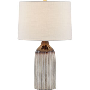 Raisa 26.5 inch 15.00 watt Aged Brass/Ceramic Affogato Table Lamp Portable Light