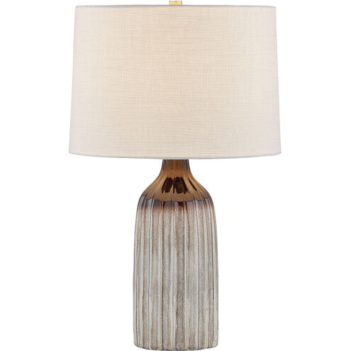 Raisa 26.5 inch 15.00 watt Aged Brass/Ceramic Affogato Table Lamp Portable Light