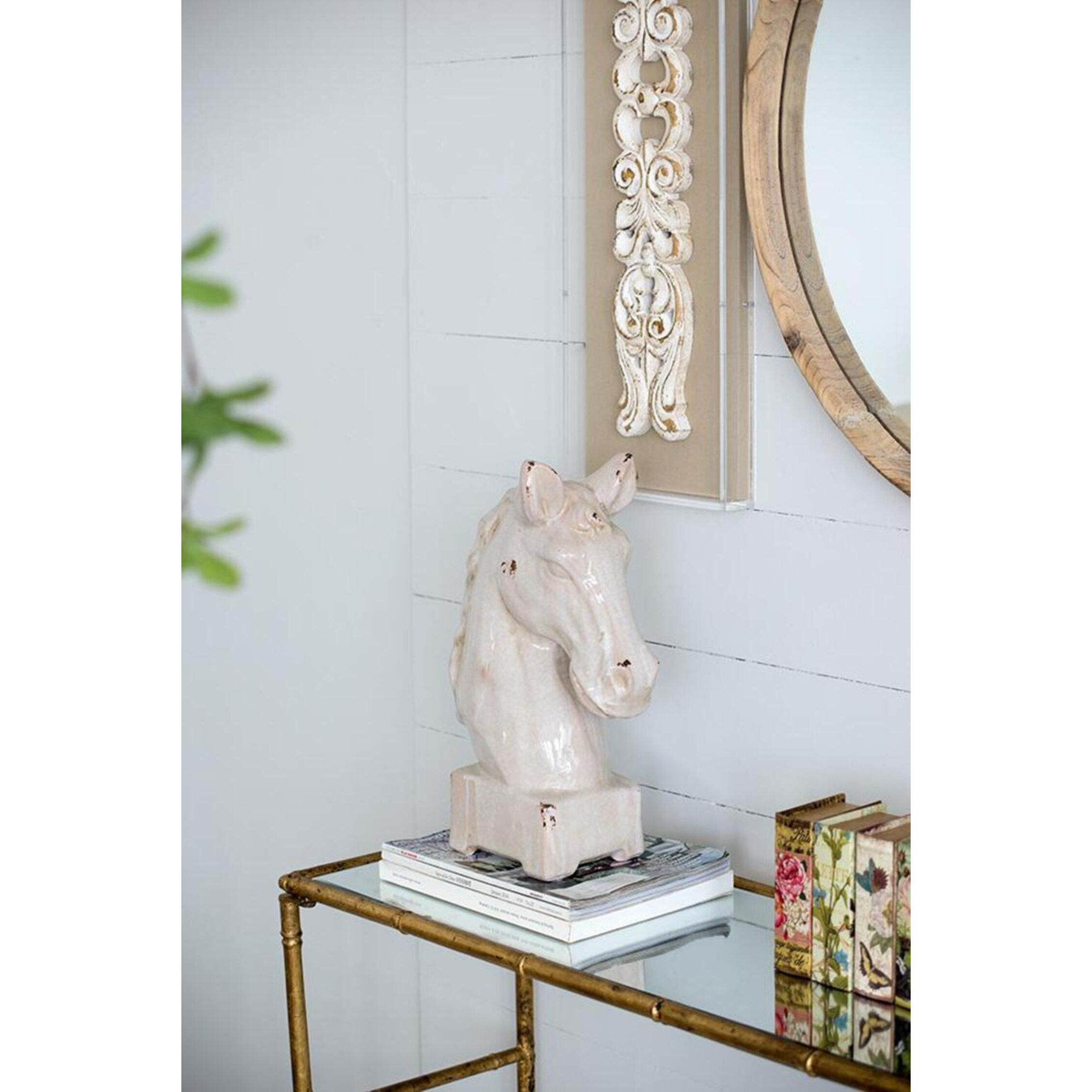 Anita Crackled White Objects