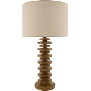 Ukwi 31 inch 100 watt Painted Accent Table Lamp Portable Light
