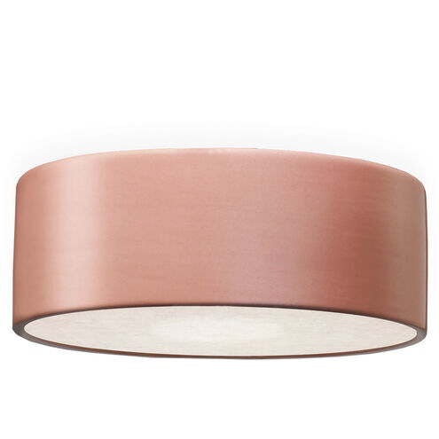 Radiance Collection LED 8 inch Sienna Brown Crackle Outdoor Flush-Mount