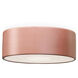 Radiance Collection LED 8 inch Sienna Brown Crackle Outdoor Flush-Mount