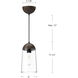 Alora Mood Emil Pendant Ceiling Light in White and White Oak