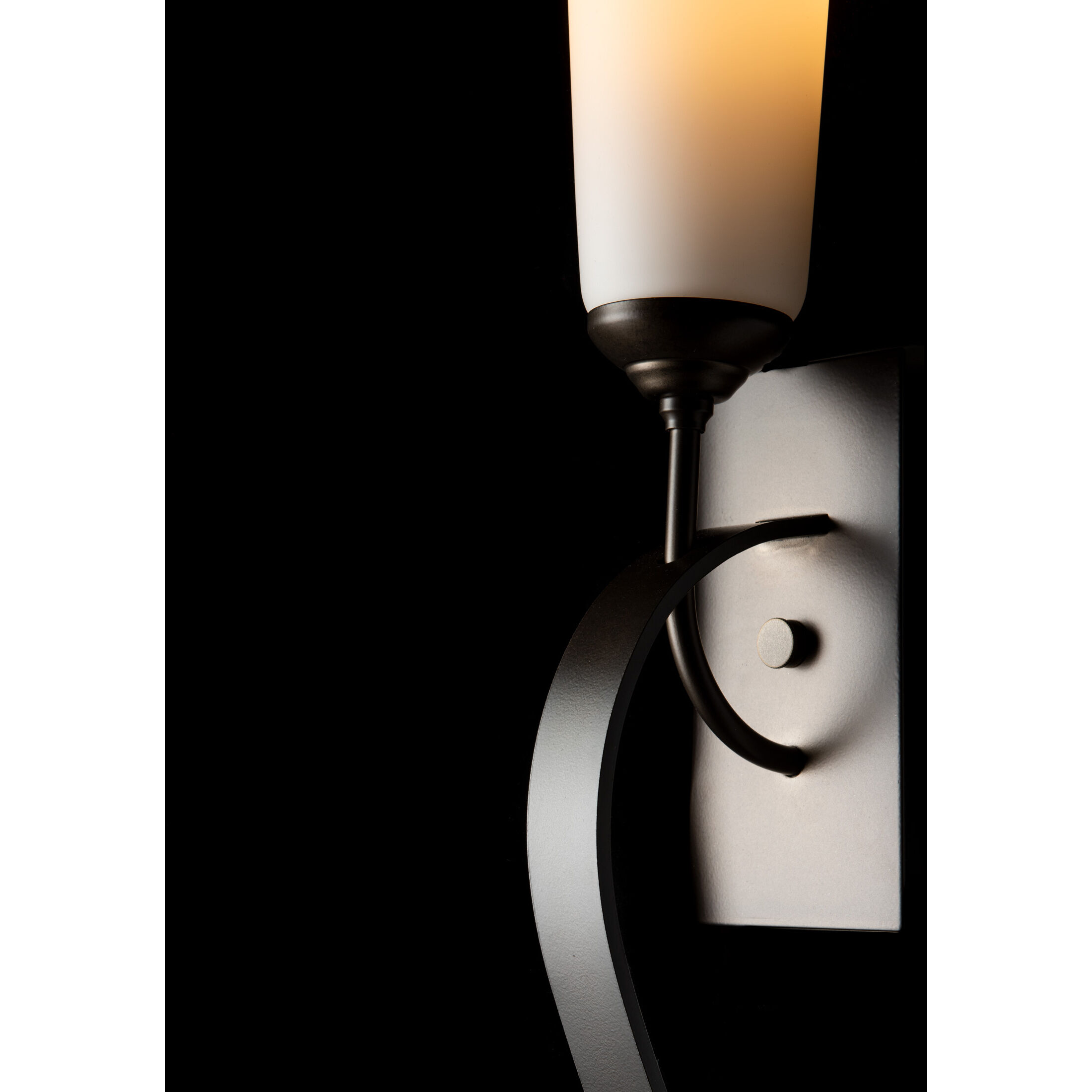 Sweeping Taper 1 Light 4.8 inch Dark Smoke ADA Sconce Wall Light in Incandescent