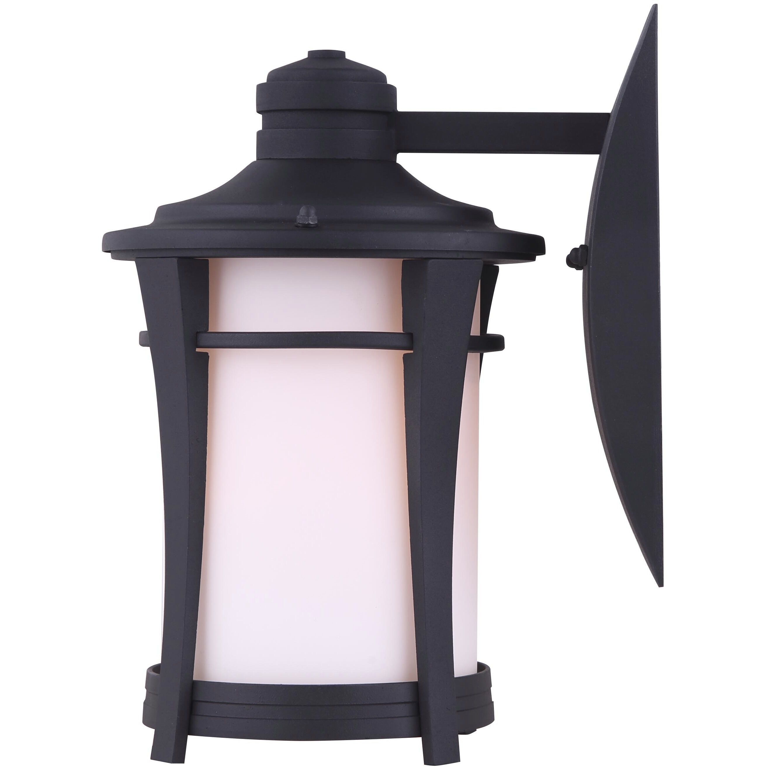 Madison 1 Light 11 inch Black Outdoor Wall Light