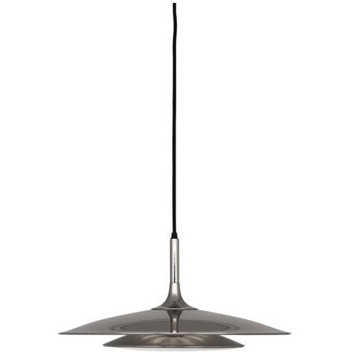 Axiom 3 Light 11.25 inch Polished Nickel Pendant Ceiling Light