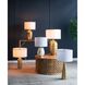 Cone 28.5 inch 40.00 watt Gold/White Table Lamp Portable Light