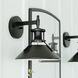 Canton LED 8.75 inch Black and Matte White Wall Light in 1