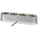 Visual Comfort Cordless Nickel Quad R45 Universal Charging Station