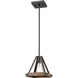 Shediac 1 Light 8 inch Graphite and Ironwood Mini-Pendant Ceiling Light