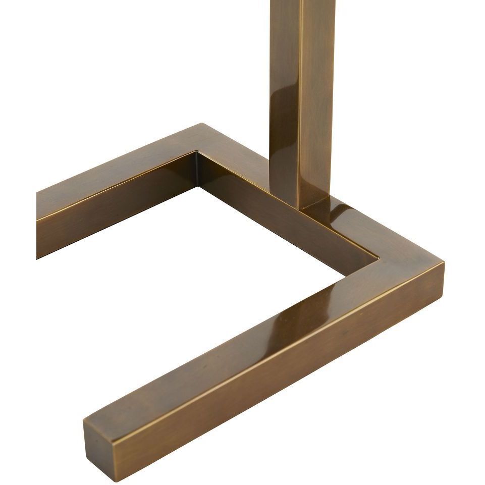 Salford 52 inch Vintage Brass Floor Lamp Portable Light