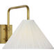 Amber Lewis Waylon LED 10 inch Hand-Rubbed Antique Brass Articulating Sconce Wall Light