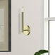 Monaco 1 Light 5.13 inch Antique Brass ADA Wall Sconce Wall Light