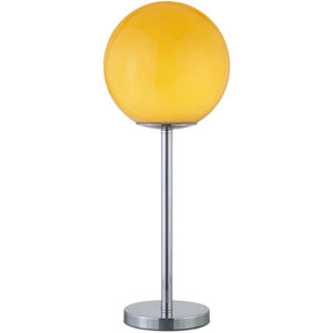 Ida 20 inch 15 watt Silver Table Lamp Portable Light