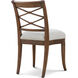 Delphine Chateau Brown Side Chair, Wooden, Upholstered, Provence