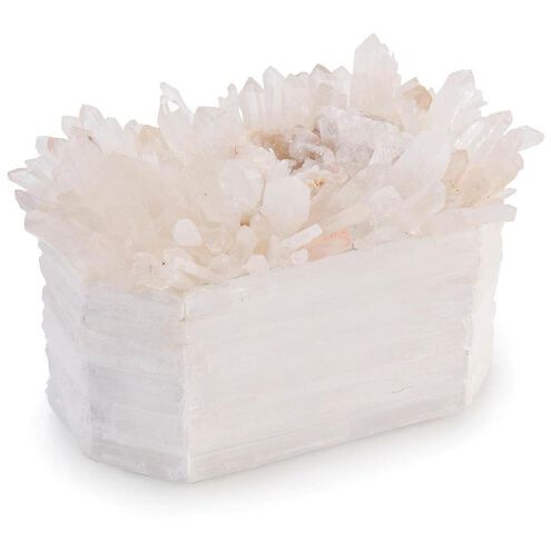 Leah 10.5 X 5.5 inch Crystals On White Box