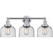 Bell 3 Light 24.5 inch Polished Chrome Bath Vanity Light Wall Light