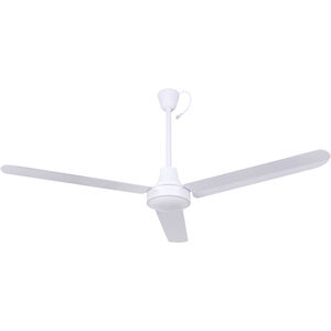 DC 56 inch White Industrial Ceiling Fan