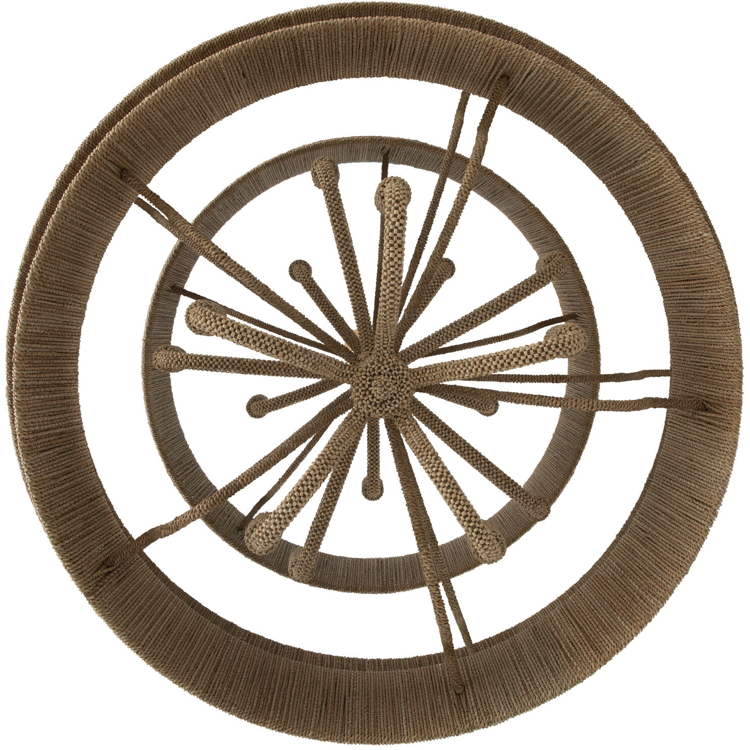 Ellington 15 Light 44.25 inch Natural Seagrass Chandelier Ceiling Light