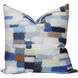 Jonas 24 X 6.5 inch Multi - Blue and White and Cream Gray Navy Blue Pillow