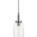 Madden 1 Light Chrome Mini Pendant Ceiling Light