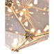Canada 9 Light 15 inch Gold Chandelier Ceiling Light
