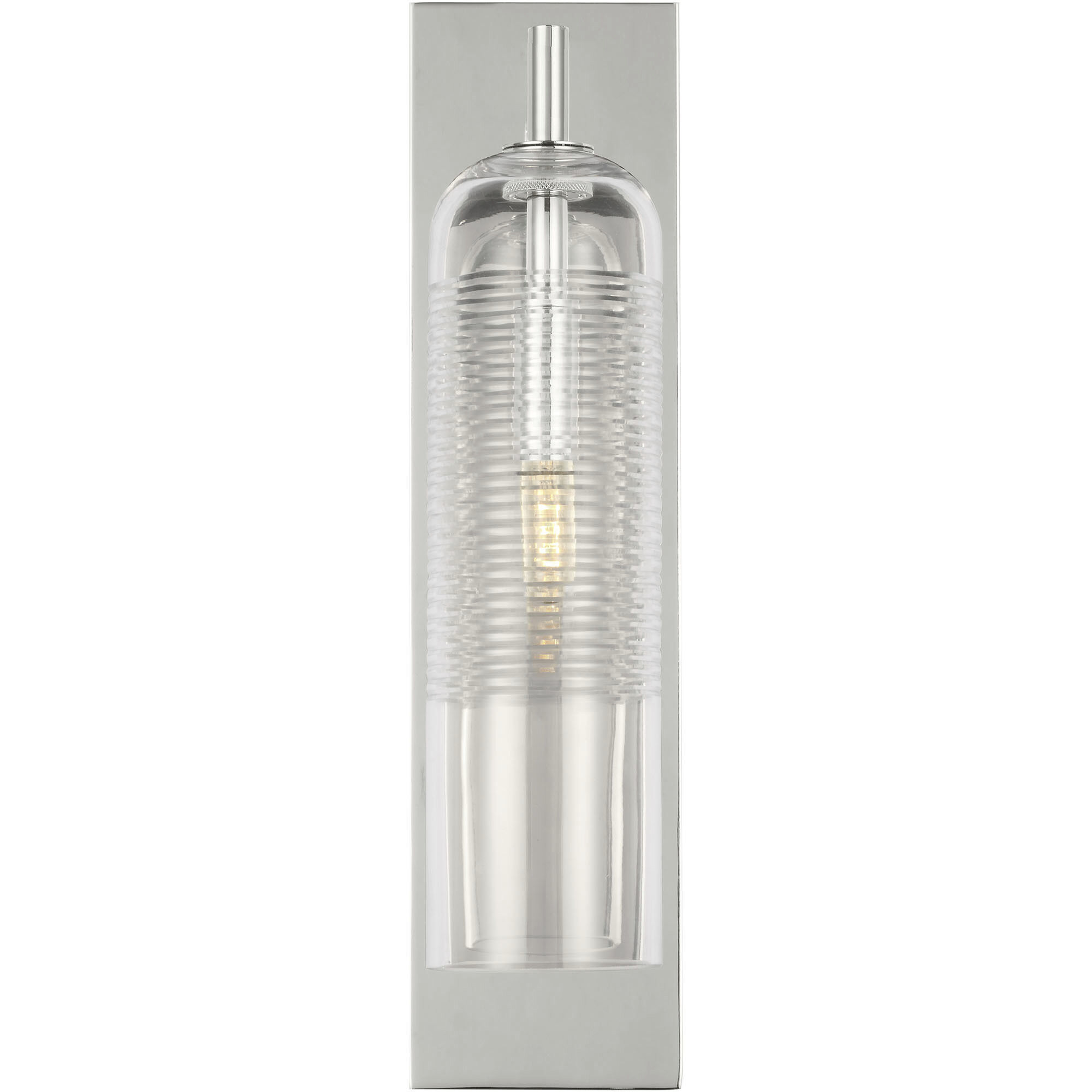 Sean Lavin Leano Sconce Wall Light in Polished Nickel