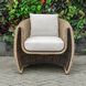 Tropic Golden Flax and Oyster White Outdoor Lounge Chair