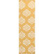 Frontier 96 X 30 inch Mustard, Ivory Rug