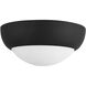 Alora Mood Rubio 2 Light 12.25 inch Matte Black/Opal Matte Glass Flush Mount Ceiling Light