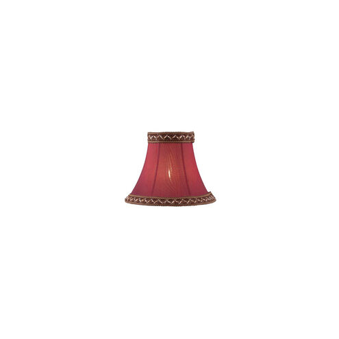 Wyatt Red Candelabra Shade