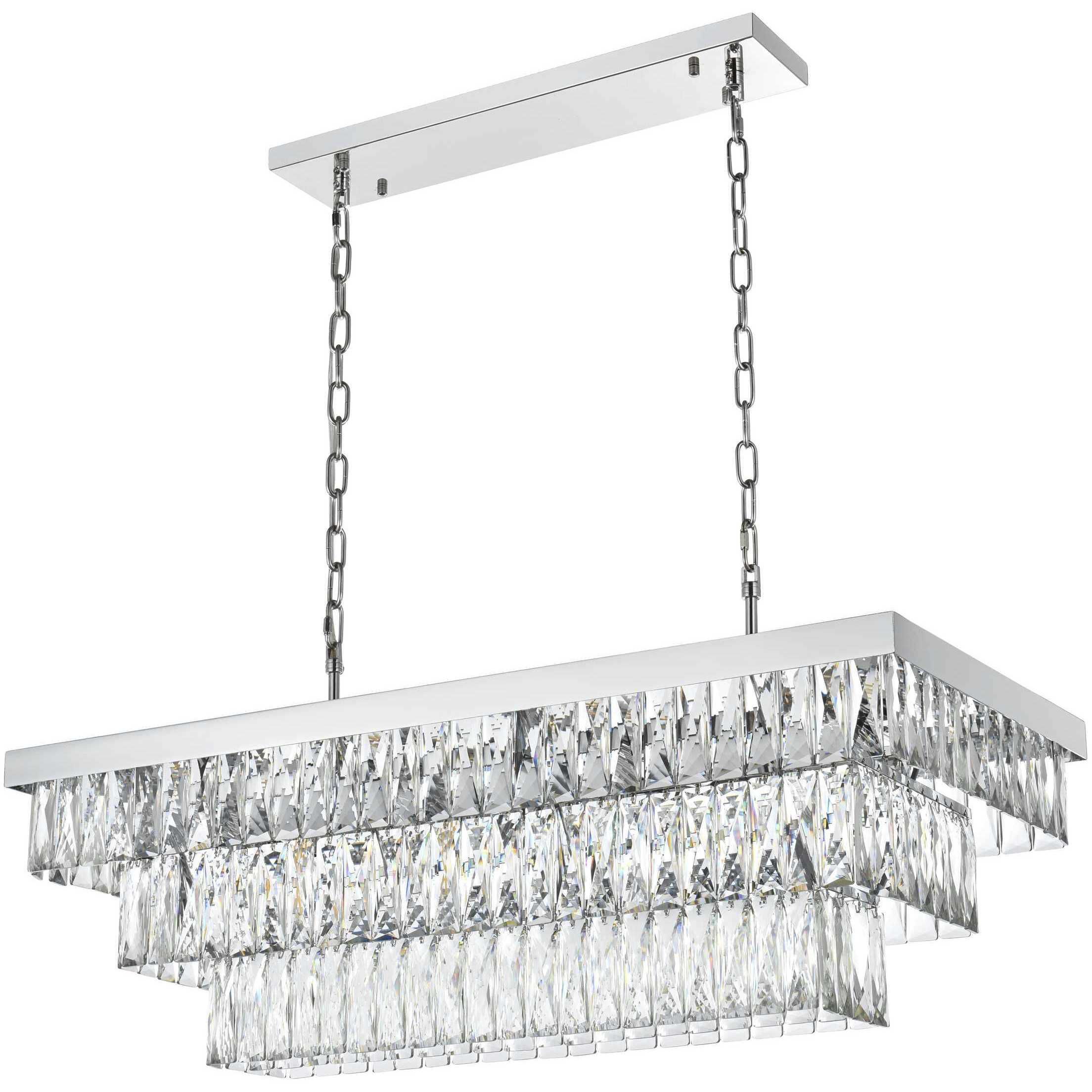 Josephine 12 Light 16 inch Chrome Chandelier Ceiling Light